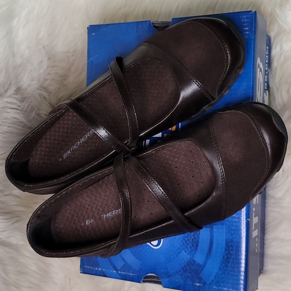 Women's Skechers Bikers-Step Up, Toffee, US Size 9.5